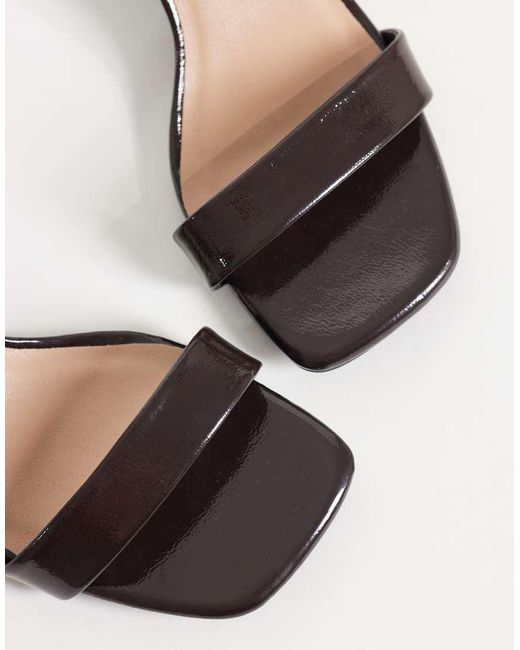New Look Metallic Low Block Heel Shoes