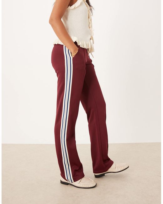 Calvin Klein Pink High Shine Track Pants