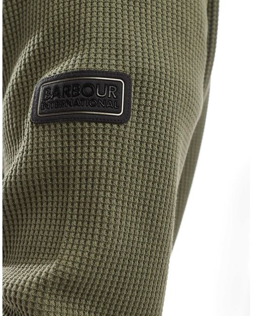 Barbour Green Curve Crew Sweatshirt for men
