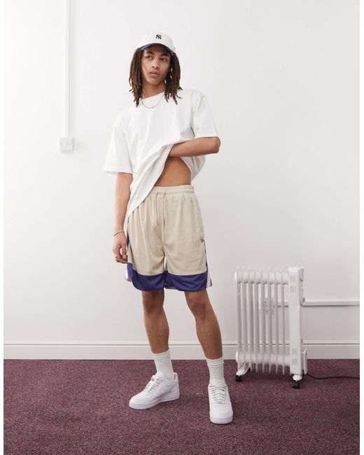 KTZ – netzstoff-shorts in White für Herren