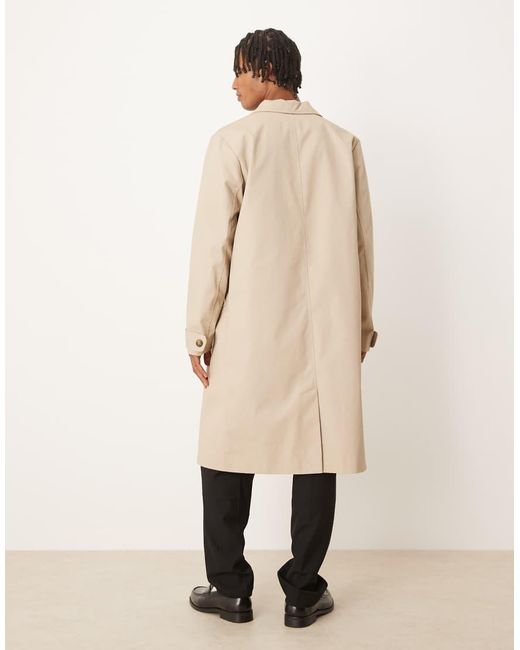 ASOS Natural Trench Coat for men