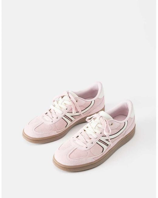 Pull&Bear Pink Retro Trainers