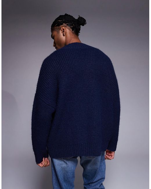 ASOS – strickpullover in Blue für Herren