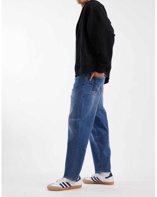 ADPT Black Wide Fit Jean for men
