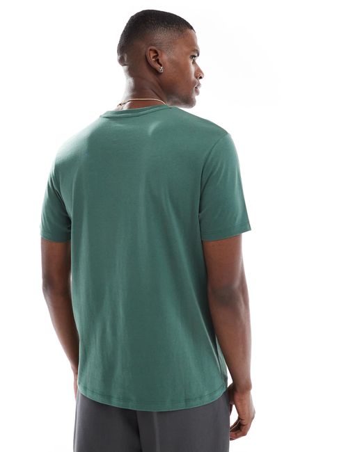 ASOS Green Essentials 2 Pack Crew Neck T-shirts for men