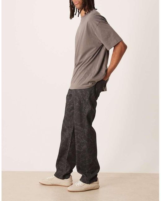 ASOS Natural baggy Trousers for men