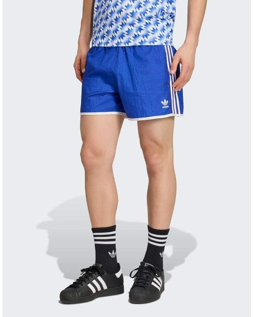 Adidas Originals Blue Manchester United Away Short 90 for men
