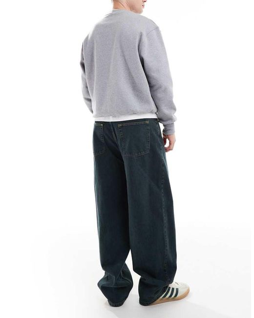 Collusion Blue X001 Antifit Mid Rise Jean for men