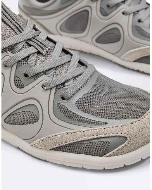 Oysho Gray Barefoot Multi-activity Sports Trainers