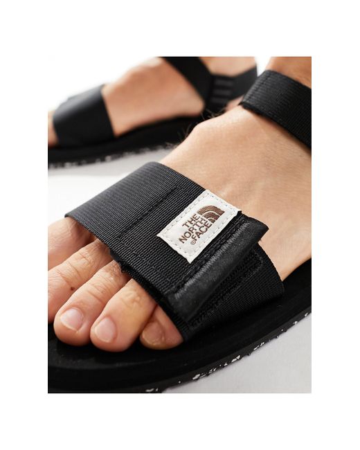 Skeena - sandali neri con logo di The North Face in Black da Uomo