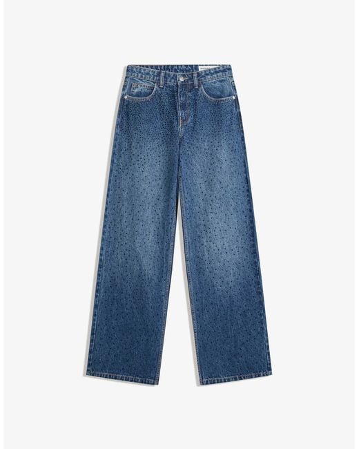 Bershka Blue – gerade geschnittene jeans