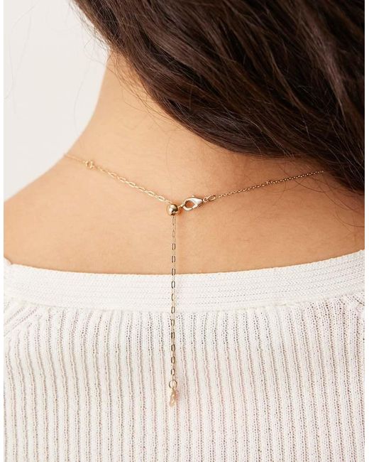 Accessorize Natural Z Aventurine Y Laryet Necklace