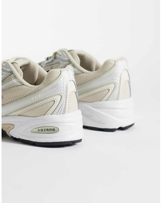New Balance White 740 Sneakers
