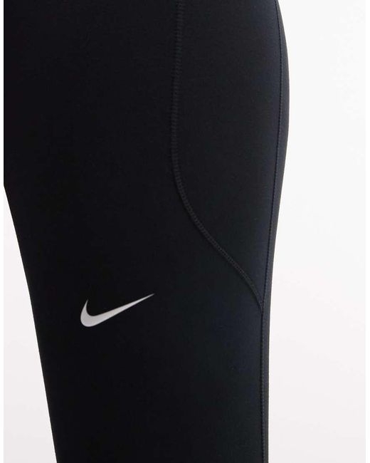 Nike White One Dri-fit High Rise 7/8 leggings With Pocket