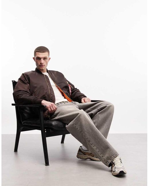 Alpha Industries Brown Bomber Jacket