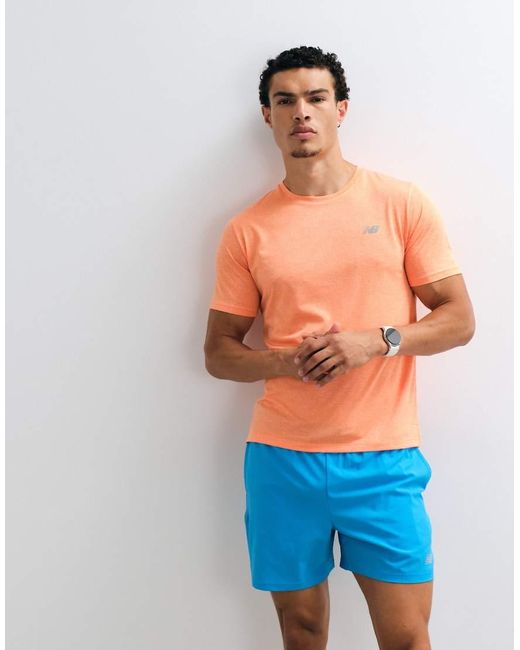 New Balance Blue Sport Essential 5 Inch Short for men