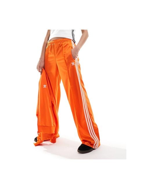 Adidas Originals Orange Firebird Loose Track Pants