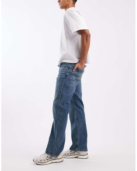 Hollister Jeans Met Rechte Pijpen in het Blue voor heren