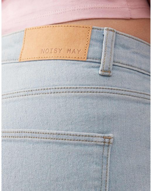 Noisy May Pink Debby Denim Shorts