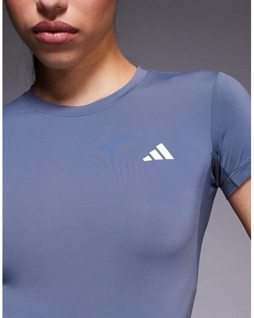 Adidas Originals Blue Adidas Training Power Essentials Baby Tee