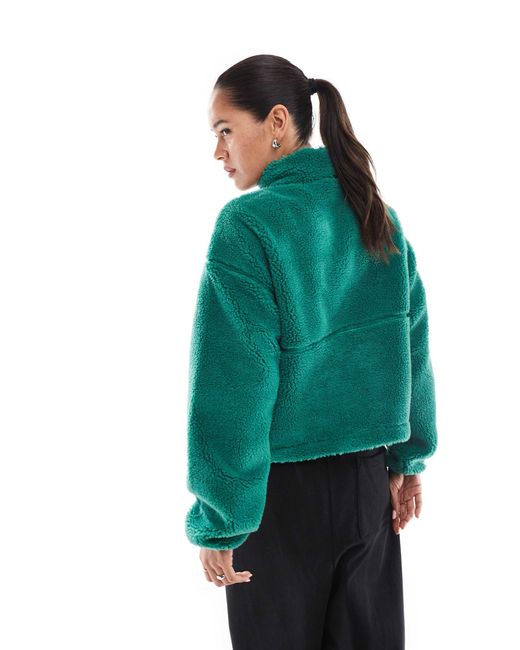 The North Face Green Extreme Pile Half Zip Pullover Fleece