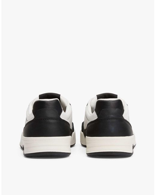 Baskets en cuir color block à semelle cuvette - multicolore Tommy Hilfiger pour homme en coloris White