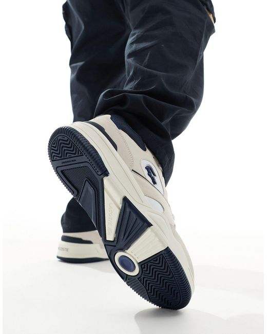 Lacoste – lineshot 124 1 sma – mehrfarbige sneaker in Blue für Herren