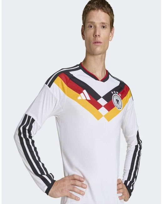Adidas Originals Metallic Germany 26 Home Long Sleeve Jersey for men