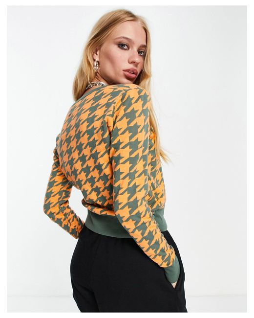 fred perry orange jumper