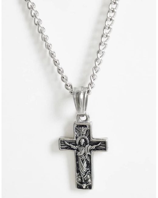 Collana di ASOS in White da Uomo
