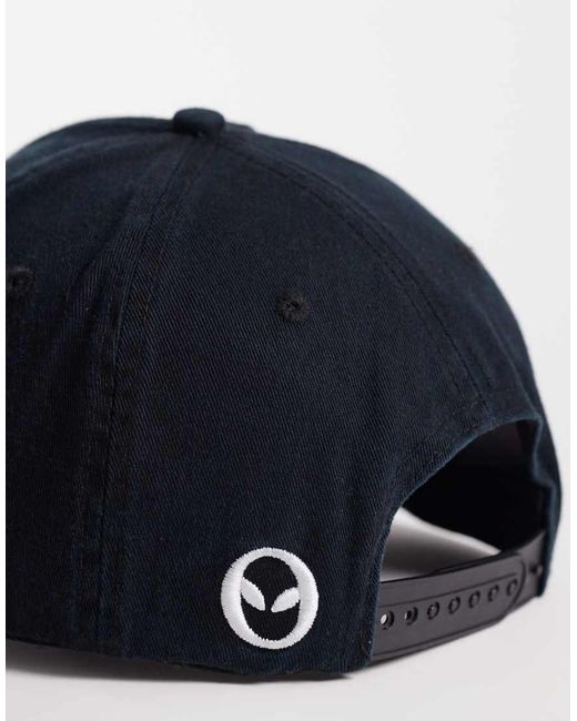 No Problemo Blue 100% Cotton Logo Cap for men