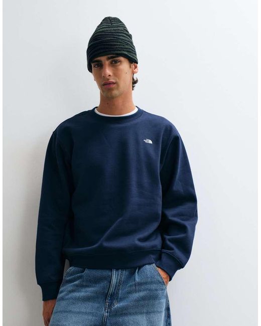 The North Face Blue Tnf Essential Simple Dome Relaxed Sweatshirt for men