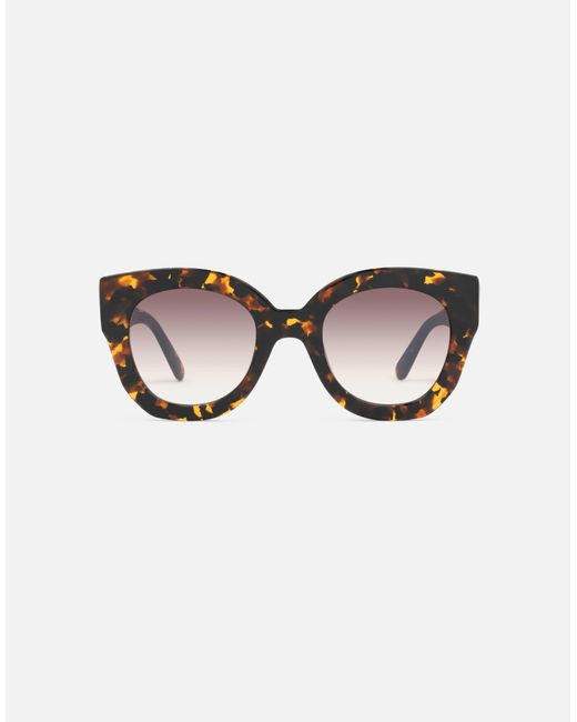 Jimmy Fairly Green The Swirl Large Round Sunglasses