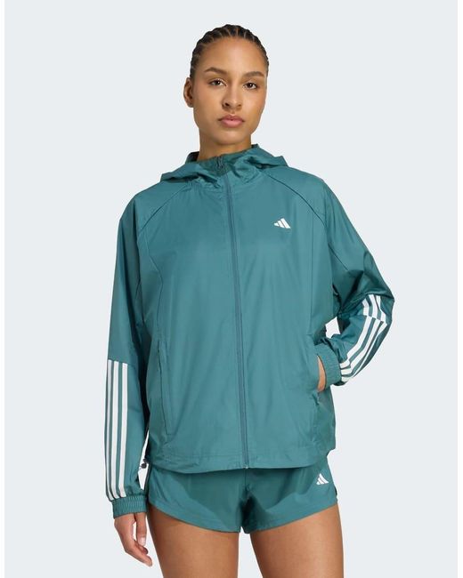 Adidas Originals Blue Wind.Rdy Hyperglam Windbreaker