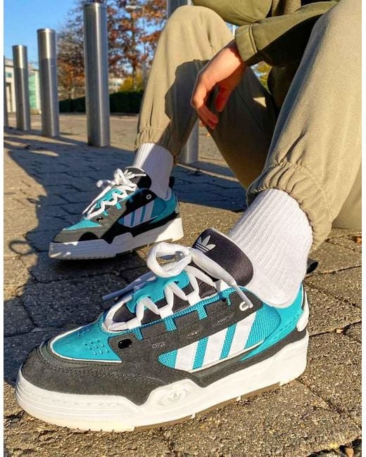 Adidas Originals Green Adi2000 Trainers for men