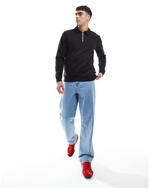 Pull à col zippé Only & Sons pour homme en coloris Black