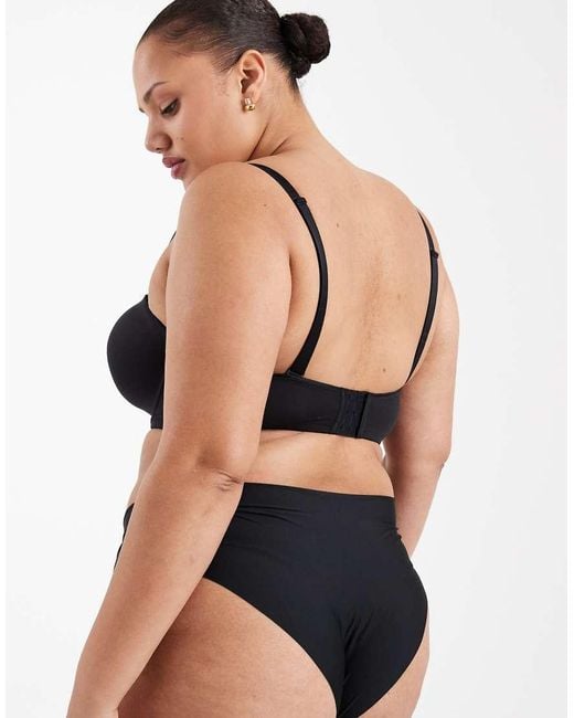 ASOS Black Asos Design Curve Moulded Multiway Underwired Bra