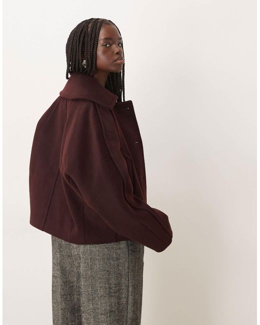 Mango Brown Short Tailo Jacket
