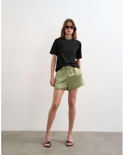 TOPSHOP Black Relaxed Tee