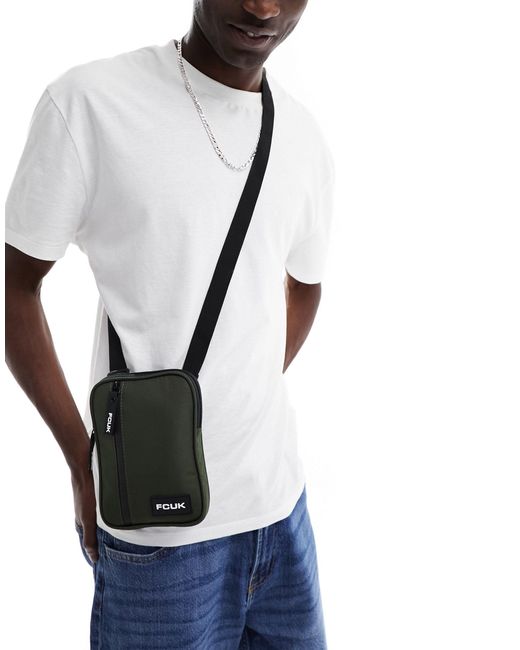 French Connection Fcuk Flight Bag in Green for Men Lyst