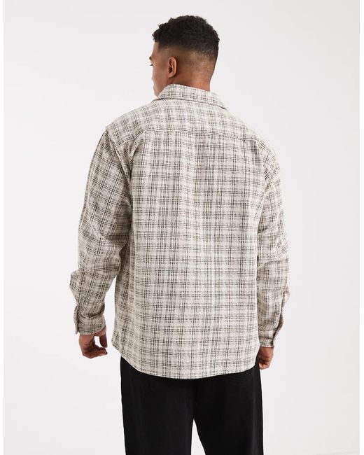Only & Sons Gray Cord Overshirt for men
