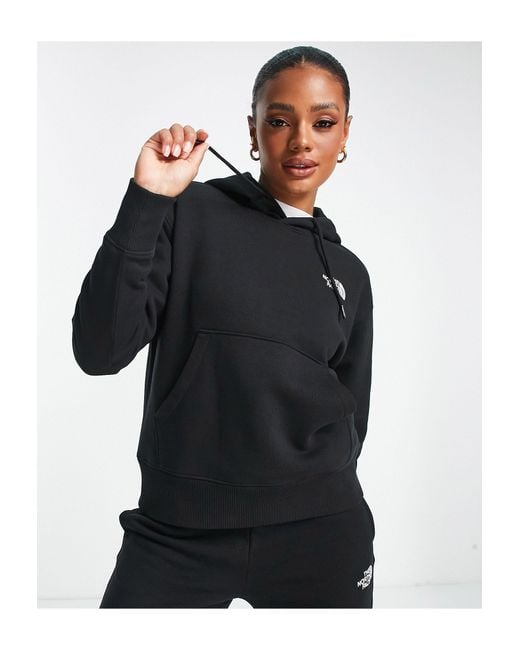 The North Face Black Essential Oversized Hoodie