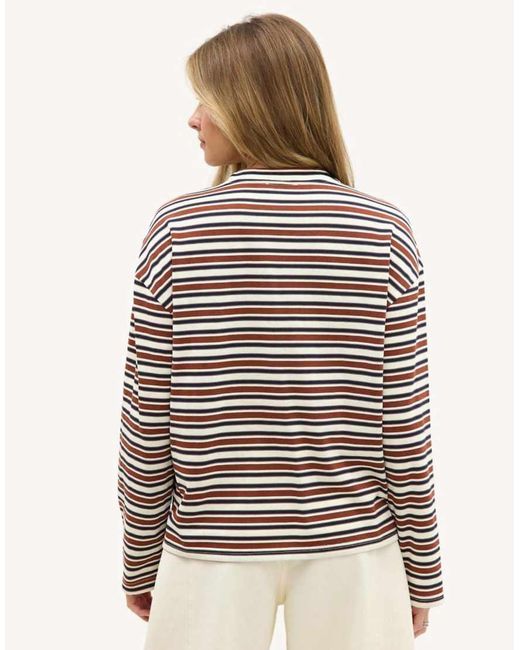 Loavies White Endless Summer Love Striped Shirt