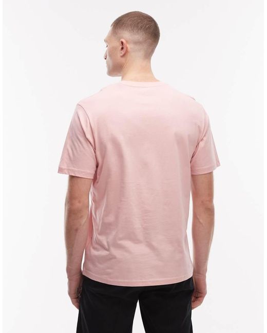 Dickies Pink Mapleton Logo T-shirt for men