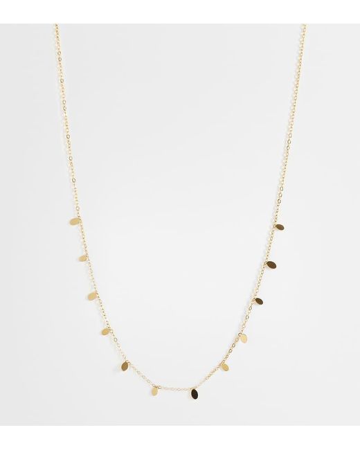 ASOS White Asos Design Curve Waterproof Stainless Steel Necklace With Mini Disc Charms