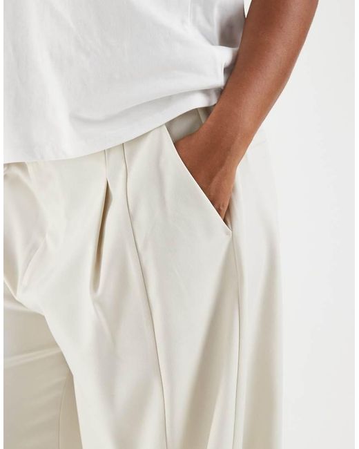 ASOS White Curve Tailored Utility Barrel Pants