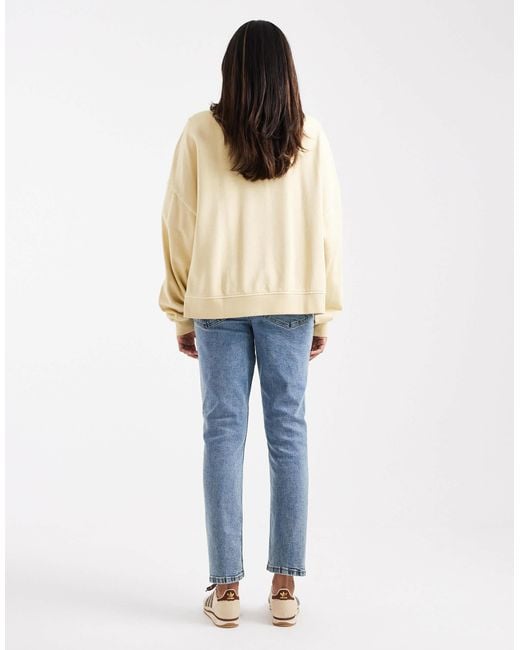 ASOS Blue Asos Design Maternity Slim Fit Comfort Jeans