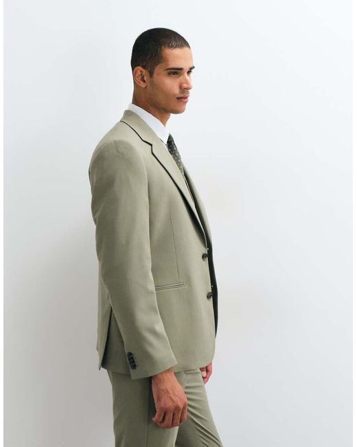 ASOS Smal Colbert in het Green voor heren