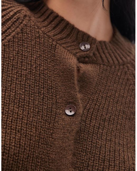 ASOS Brown – strickjacke