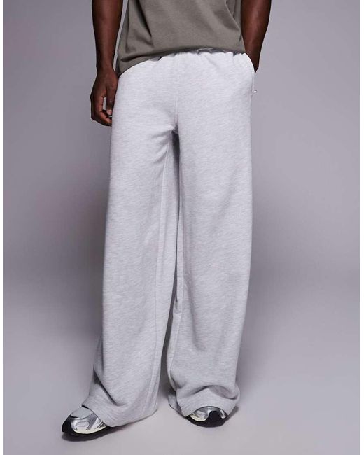 4505 White Rest Day Heavyweight 440gsm Cotton Super Oversized jogger With Zip Pockets for men